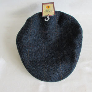 Mucros Weavers Trinity Ireland wool flatcap L NWT